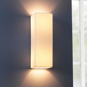 Wandlamp Modern White Beacon Lighting's Nord brengt Scandinavische porseleinen veranda verlichting schans