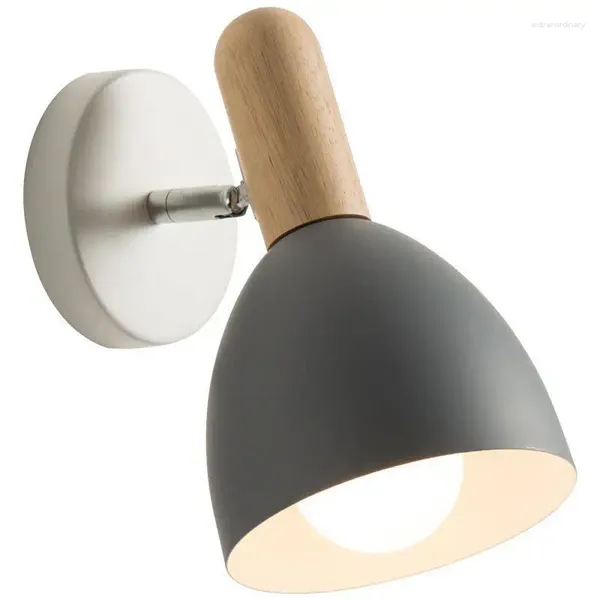 Applique moderne en bois lumière LED nordique multicolore chevet pour cuisine chambre salon décoration de la maison appliques intérieures