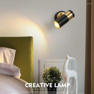 Applique murale Modrn intérieur lumière LED spots Style moderne pliant Rotation maison El chambre chevet salon