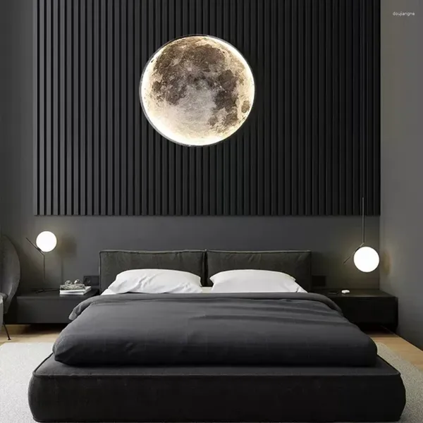 Lampe murale Moon RC Dimmable Plafond chambre à coucher décor de chevet d'éclairage intérieur