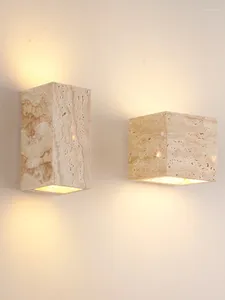 Lampe murale Naturel Yellow Cave Stone Indoor Living TV Fond