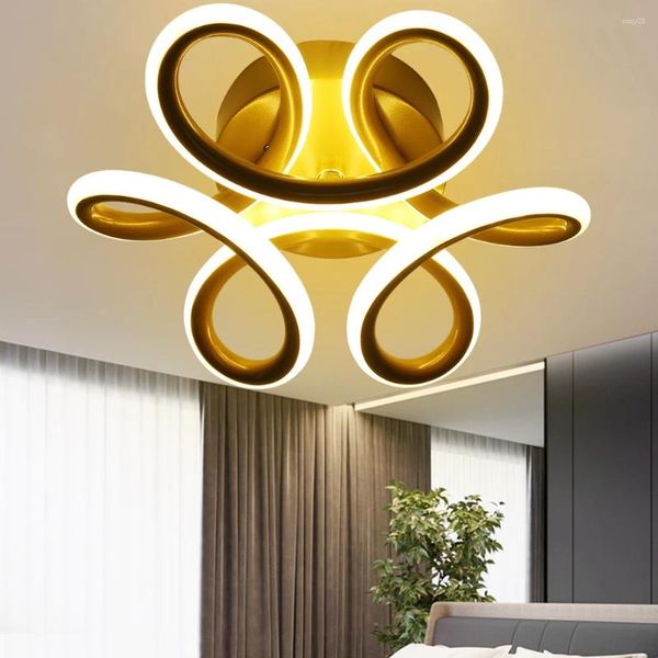 Lampe murale nordique 3000k-6000k mental facile à installer une forme florale avec un abat-jour monté pour salle à coucher pour la chambre à coucher