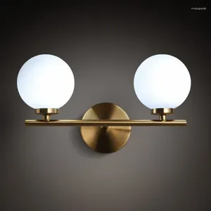 Wandlamp Noordelijke kunstglazen slaapkamer bedkamer bedmotent moderne designer restaurant café led verlichtingsarmaturen