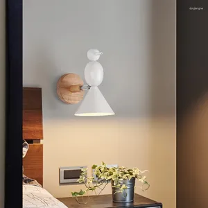 Wall Lamp Noordse vogellicht SCONCES Creatief voor slaapkamer decor bedspiegel Moderne huis Luminaire verlichting armaturen