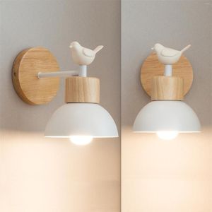Wandlamp Noordige vogel modern hout licht voor woonkamer slaapkamer decor huis interieur verlichting armaturen bed sconce