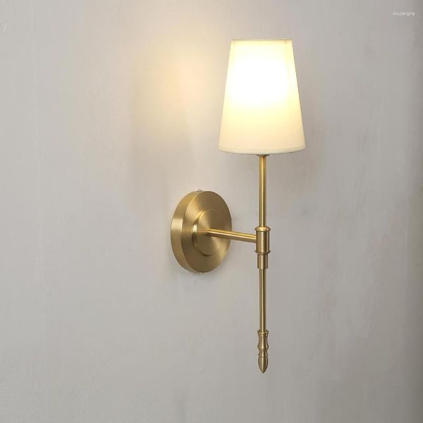 Applique Nordique Bronze Pour Salle De Bains Miroir Chambre Couloir Escaliers Moderne Applique Intérieur Luminaire Led Lumières Décoratif