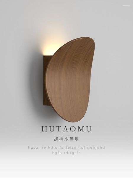 Lámpara de pared dormitorio creativo nórdico por cama iluminación Led minimalista moderna para sala de estar Fondo Tv pasillo