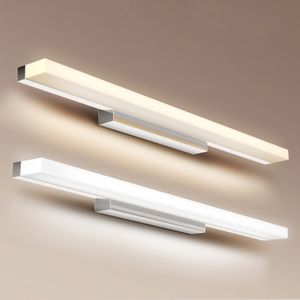 Lámpara de pared Luz LED nórdica para espejo de baño 9w13w Acrílico Accesorios de iluminación a prueba de humedad y niebla Luz decorativa Pared Pared