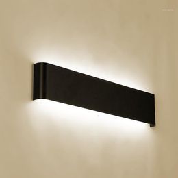 Wall Lamp Noordse LED Slaapkamer Wandlamp Back Mirror Lichtarmaturen Mode Aluminium Home Lighting Trap naast Arandela1