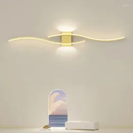 Wall Lamp Noordse LED voor woonkamer slaapkamer bedkamer bedgde gangpad moderne sconce woningdecoraties indoor verlichting bebouw luster indoor verlichting