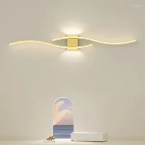 Lampe murale nordique LED pour le salon chambre à coucher couche-lit d'altitude moderne décorations de la maison