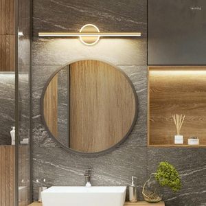 Applique murale nordique lumière LED 11W Simple miroir lumières éclairage intérieur décoration de la maison pour salle de bain chambre coiffeuse vanité