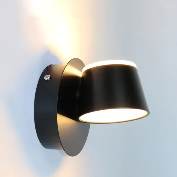 Lampe murale nordique LED simple créativité Light Home Impilement pour le chevet de chambre à coucher pour l'étude de foyer