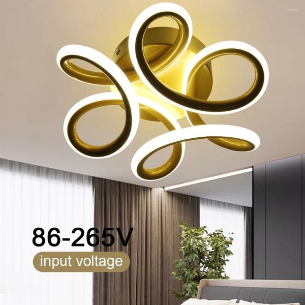 Lampe murale luxe nordique luxe 3 couleurs interrupteur en aluminium / cuivre pendentif à lad