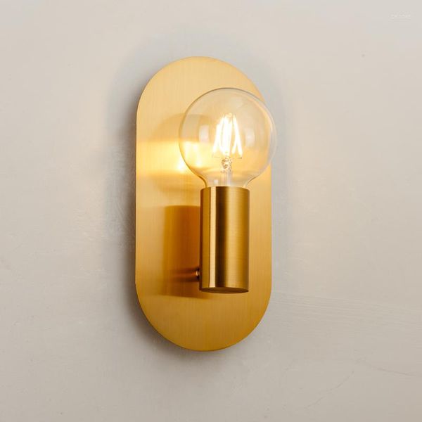 Applique murale nordique luxe or lampes Led miroir lumières moderne applique salle de bain vanité luminaires chambre éclairage décor à la maison