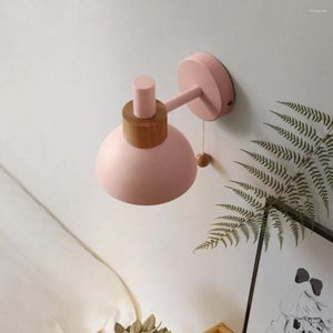 Wandlamp Nordic Macaron Kleur Decoratieve Binnen E27 Verlichting Voor Slaapkamer Restaurant Cafe Keuken Trappen