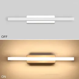 Lámpara de pared Nordic Minimalista Mirror LED LED gabinete frontal tocador dedicado