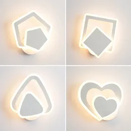 Wall Lamp Noordelijke minimalistische slaapkamer Bedroom Bedide Led Creative Living Room Dining Aisle Round Study