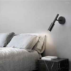 Wandlamp Nordic Minimalistische Slaapkamer Lampen Leeslamp Nachtkastje Eenvoudige Moderne Woonkamer Studie Gemonteerde Verlichting Verstelbare Hoek