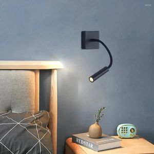 Applique nordique minimaliste Led lampe de chevet tuyau réglable El lit couloir tête de lit lecture