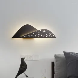 Applique nordique moderne chambre décor lumière Design étoile motif chevet applique LED couloir fond maison Lustre luminaire