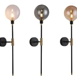 Wandlamp Noordelijke moderne gang verlichting Minimalistische ontwerper Woonkamer Slaapkamer Studie Magic Bean Lampen bedglas Licht