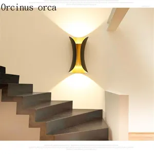 Applique Nordique Moderne Minimaliste LED Escalier Couloir Entrée Chambre Chevet Personnalisé Créatif