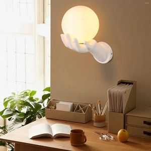 Wandlamp Nordic Gipslamp Nachtkastje LED Palmen Blaker Voor Slaapkamer Lezen Home Decor Woonkamer Keuken G9 Verlichting