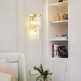 Wall Lamp Noordse postmoderne slaapkamer slaapkamer bedlicht luxe luxe eenvoudige creatieve corridor tv achtergrond led lam