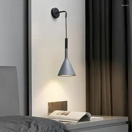 Wandlamp Scandinavisch schanslicht Modern E27 LED-binnenverlichting voor nachtkastje Slaapkamer Woonkamer Trap Hal Home Decor