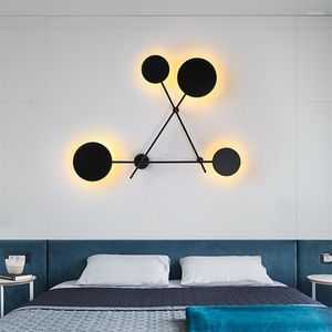 Wall Lamp Noordse stijl Post Moderne LED Creative Decoration Lights for Living Room Clothing Store Trap Slaapkamer en koffie S