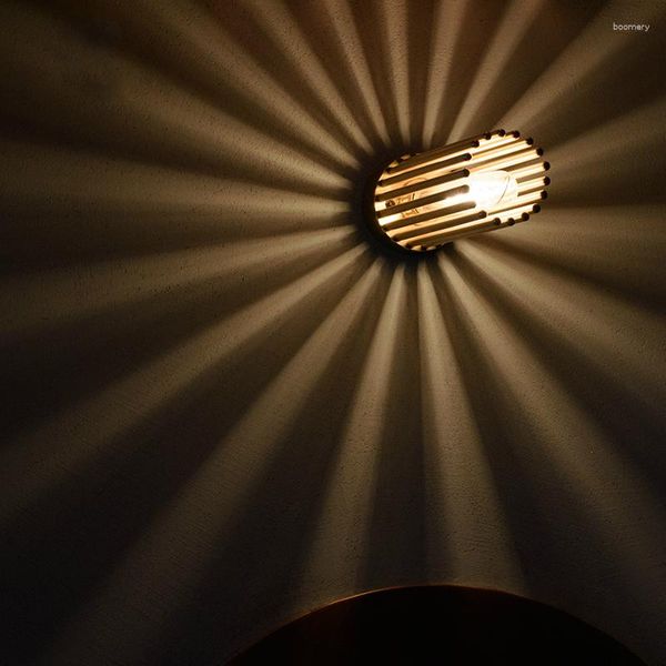 Applique nordique Vintage LED cuivre doré chambre chevet Restaurant salle à manger allée couloir barre lumineuse vanité