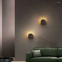 Lampe murale Nordice Lights LED Glass Ball Corridor Bedroom salon Lampara Paed Monkey