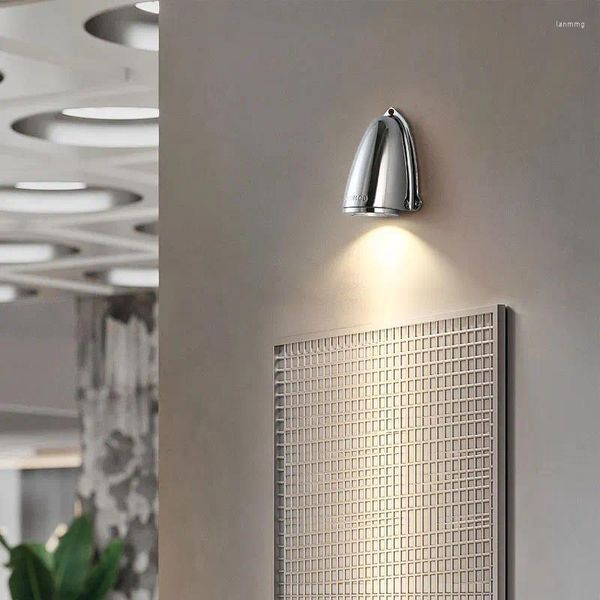 Lámpara de pared Foco galvanizado de América del Norte Luz de aluminio Luces de cabeza de puerta exterior Corredor Balcón Iluminación LED Accesorios