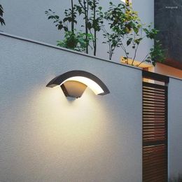 Lámpara de pared luz al aire libre impermeable IP65 IP65 Sensor de radar Iluminación de iluminación de porche Balcón Balcón Jardín exterior vestíbulo