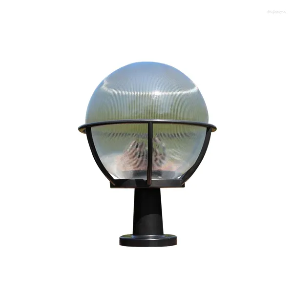 Applique murale boule d'éclairage extérieur étanche colonne lumières comté balcon pilier poteau luminaire transparent acrylique E27 ampoule Villa soutien-gorge