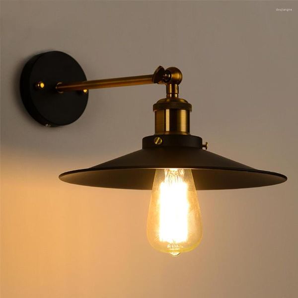 Applique Rétro Industriel Loft Américain Vintage Led LampFor/restaurant/bar/Store/ForIndustrial E27Lamp Metal Home RoomDecor Lighting