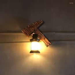 Muurlamp retro industriële windbar koffierestaurant Amerikaans nostalgisch gangpad decoratie creatieve gepersonaliseerde lampen