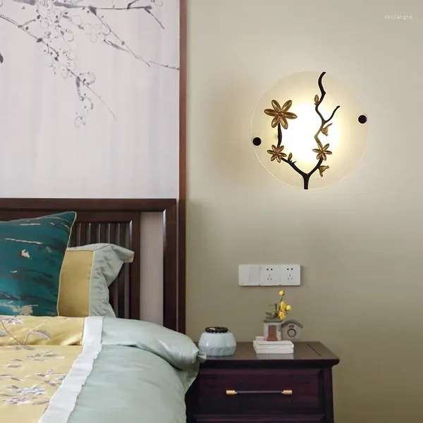 Lámpara de pared Retro Apliques largos Nicho de Parede Cama Rústica Decoración para el hogar Iluminación impermeable para baño