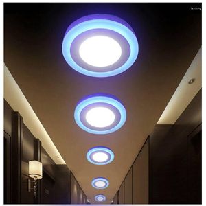 Applique Murale Salle LED Plafonniers Panneau Vers Le Bas Lumière Ronde Cuisine Salle De Bains Salon