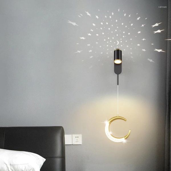 Lampe murale Scandinave LED Lights Lights for Bedroom Asle Entrance salon Nordic Bedside Stairs Study