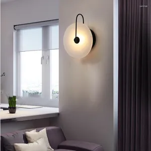 Lámpara de pared Apliques Luces LED Iluminación moderna Lámparas de decoración interior para bollos de sala de estar