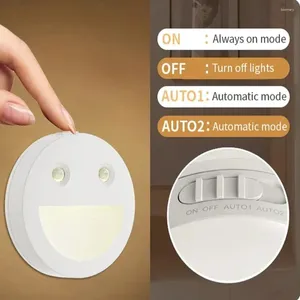 Sensor de la lámpara de pared LED Night Light Battery Temperatura de color ajustable para el Armario del Armario del gabinete de la cocina