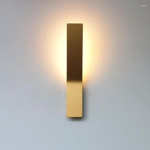 Wandlamp Eenvoudige Lampen Aluminium LED Licht Binnenverlichting Voor Slaapkamer Woonkamer Gang Opzij Verlichting AU233