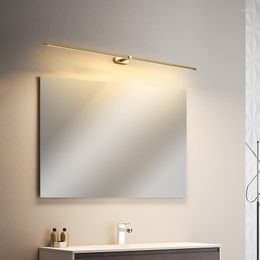 Wandlamp eenvoudige led badkamer ijdelheid licht bed bed metalen binnen moderne siemen spiegelarmaturen woonkamer