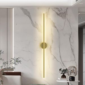 Wandlamp Eenvoudige Moderne Led Strip Creatieve Woonkamer Sofa TV Slaapkamer Nachtkastje Achtergrond Netto Rood Licht Met