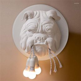 Wandlamp SOFITY Nordic Indoor Lampen Armatuur Moderne LED Schansen Creatieve Hond Vorm Roman Voor Thuis Foyer Gang