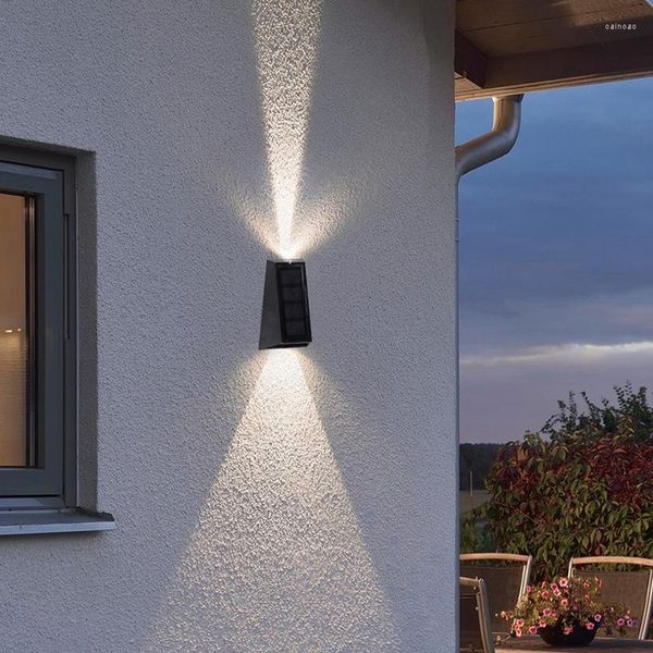 Applique solaire extérieure étanche lumières de sécurité pour jardin couloir cour Garage décoration porche lampes éclairage