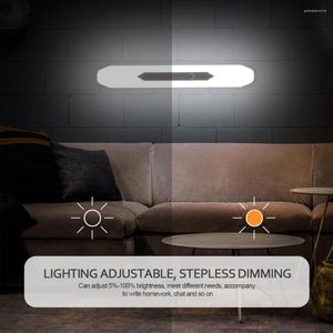 Lampe murale gradation en continu capteur de mouvement veilleuse USB Rechargeable sans fil chambre chevet armoire armoire éclairage