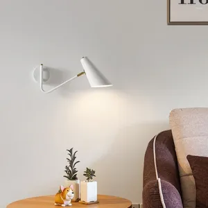 Lampe murale swing rocker bras lecture des lampes chambre à coucher le lit de chevet moderne minimaliste décoration intérieure de salon